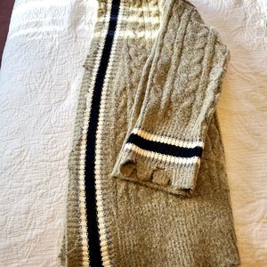 POL Open Front Gray Cardigan